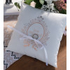 Coussin d'alliances « Just Married » • Rose Gold