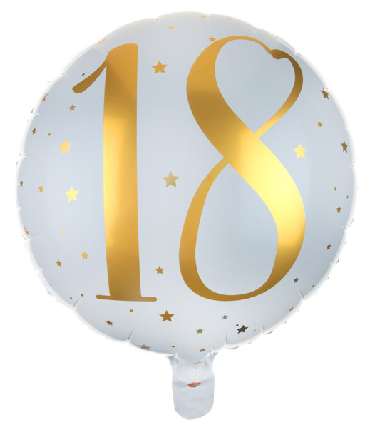 Ballons d'Anniversaire : 18 ans, 20, 30, 40, 50, 60, 70, 80. Aluminium