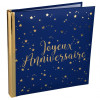 Livre d'Or Anniversaire « Étoiles » • Bleu nuit