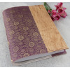 Livre d'Or Oriental • Tissu Sari / Fibre de Bois