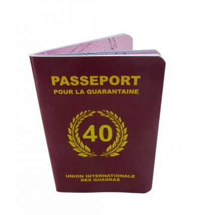 Livre d'Or Passeport - De 30 à 100 ans + Retraite