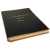 Livre d'Or «  Toscane » CUIR BROSSÉ - Grand luxe