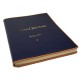 Livre d'Or «  Toscane » Cuir Brossé Bleu nuit